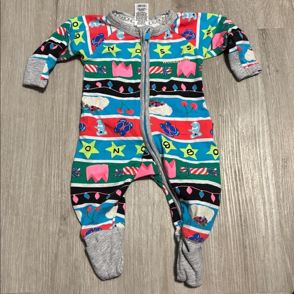 Bonds Colorful Baby Onesie with Fun Patterns - Picture 1 of 1